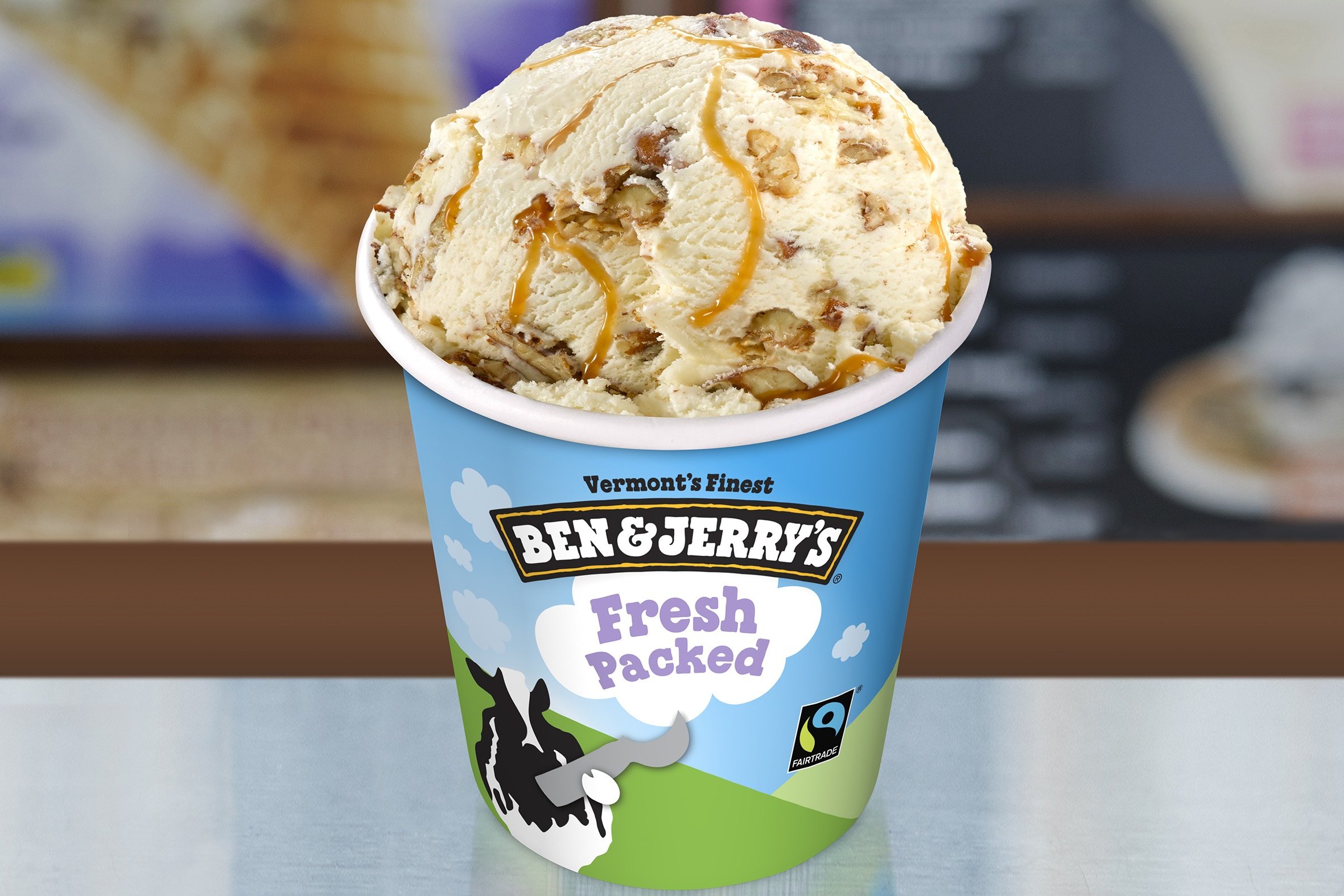 Order Salted Caramel Blondie food online from Ben & Jerry's store, Plano on bringmethat.com
