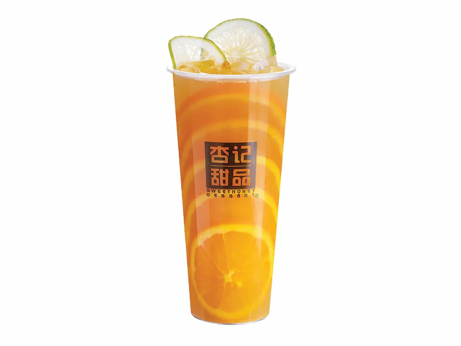 Order A21. Orange Green Tea - 霸氣橙子 food online from Sweethoney Dessert store, Garden Grove on bringmethat.com