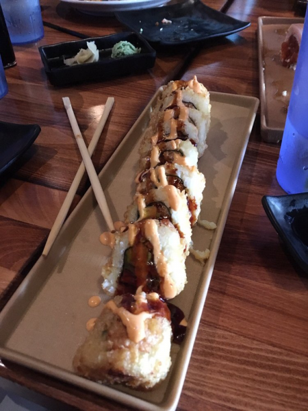 Order T24. Crunch Roll food online from Ami Sushi store, Westwood on bringmethat.com