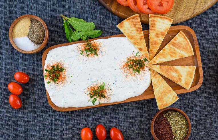 Order Tzatziki sauce food online from Byblos Express store, Highlands Ranch on bringmethat.com