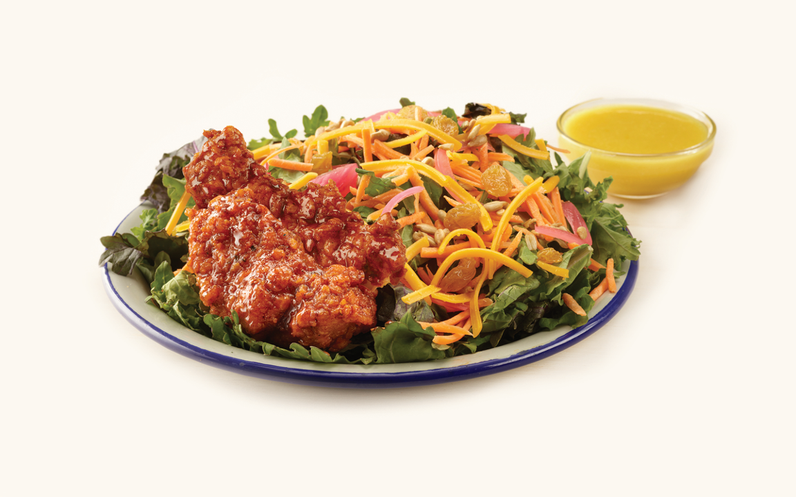 Order Crispy Tenders Kale Salad food online from Royals Hot Chicken store, Louisville on bringmethat.com