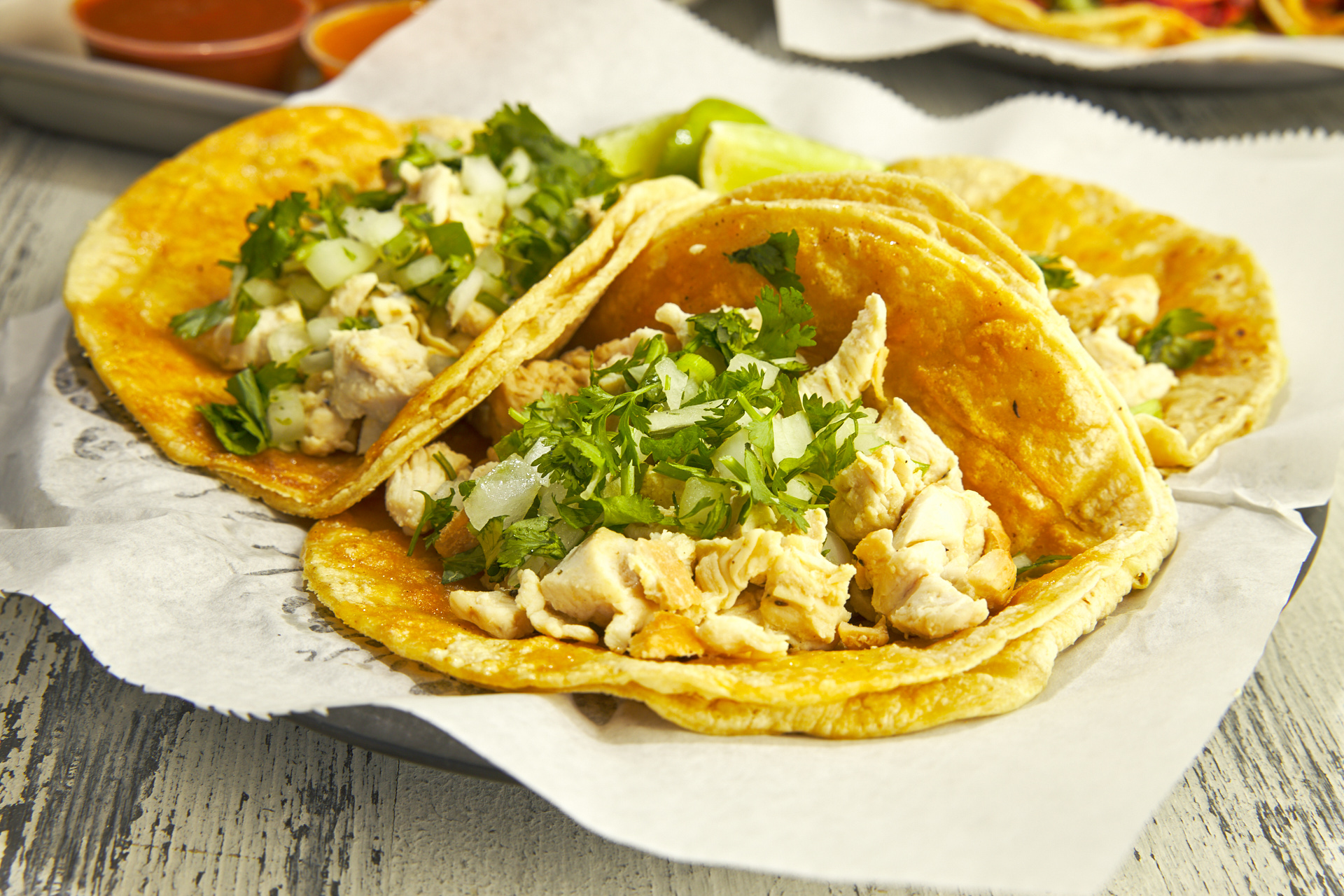 Order Chicken Taco food online from Paco Taqueria store, Indianapolis on bringmethat.com