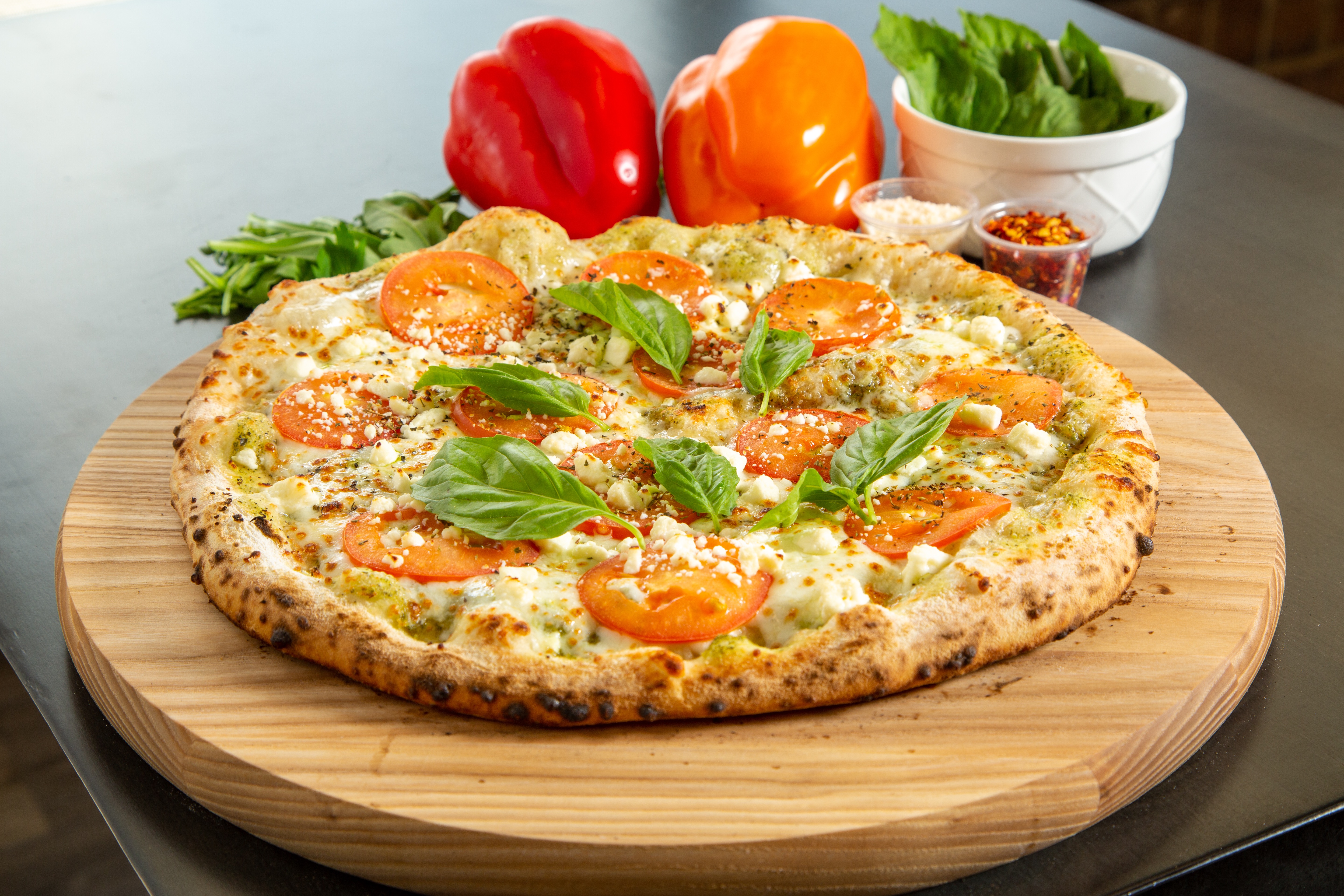 Order Mr Pesto Pizza food online from Pizza Exclusive store, Naperville on bringmethat.com