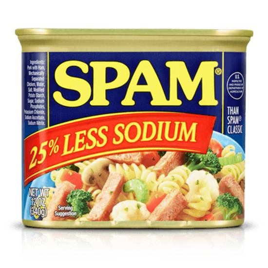 Order Spam - 25% Less Sodium food online from IV Deli Mart store, Goleta on bringmethat.com