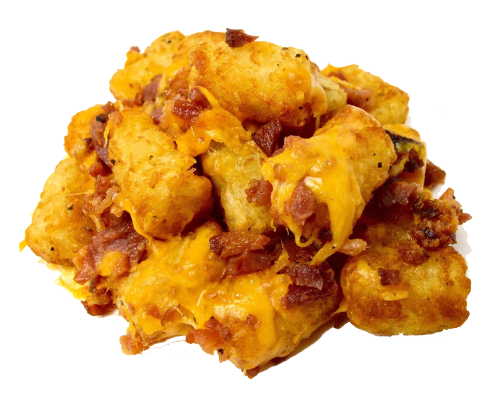 Order Cheesy Bacon Tots food online from D.P. Dough store, Greeley on bringmethat.com
