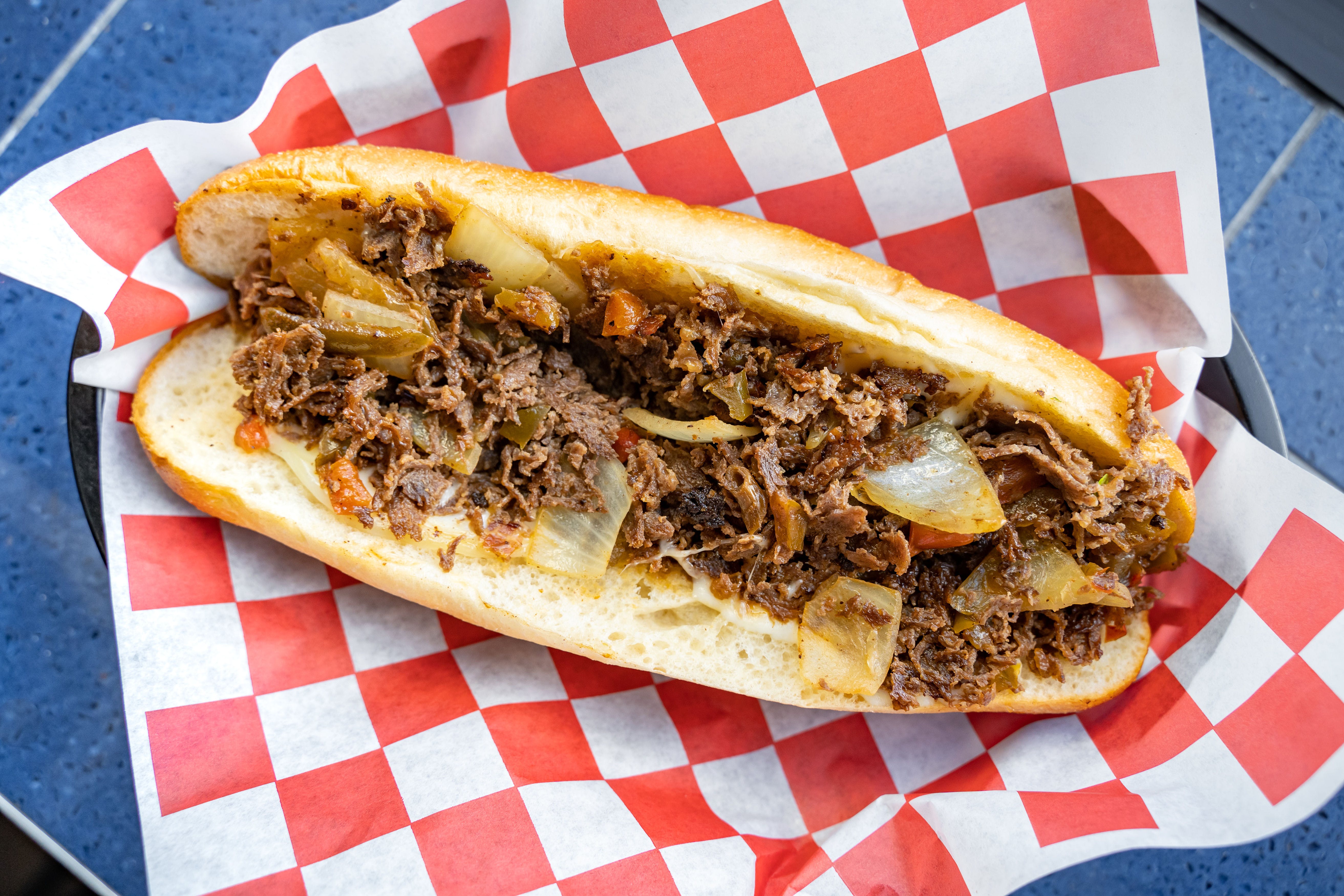Order Cheesesteak Sandwich - Steaks & Sandwiches food online from Rams Pizza Tavern store, Clifton Heights on bringmethat.com