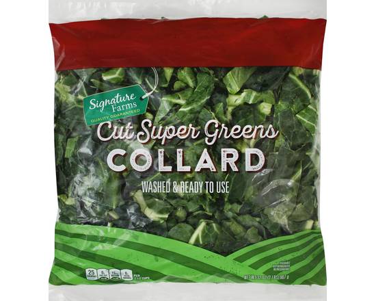 Order Signature Farms · Cut Super Greens Collard (32 oz) food online from Safeway store, Vallejo on bringmethat.com