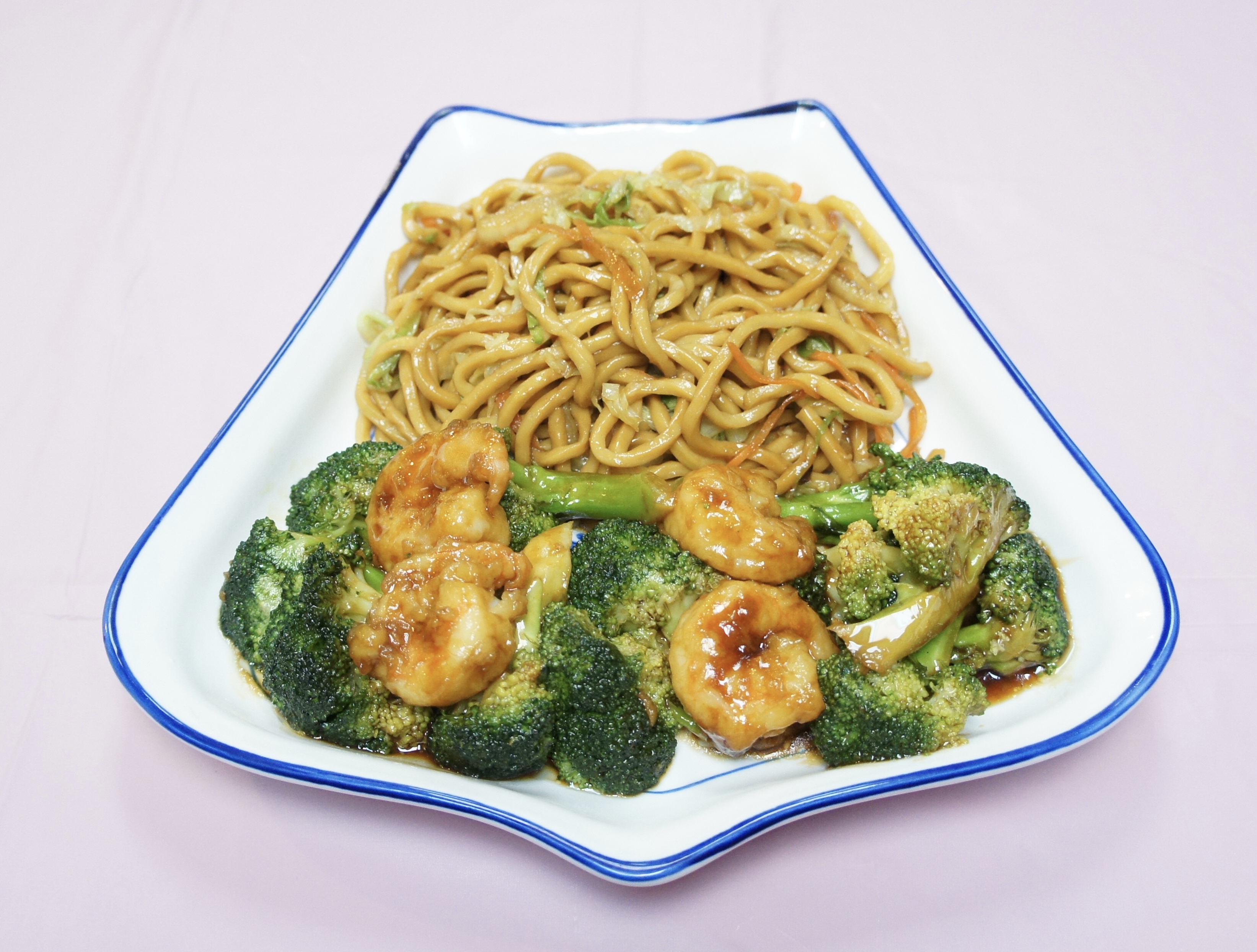 Order Shrimp and Broccol with Lo Mein food online from Zhengs China Express store, Randallstown on bringmethat.com