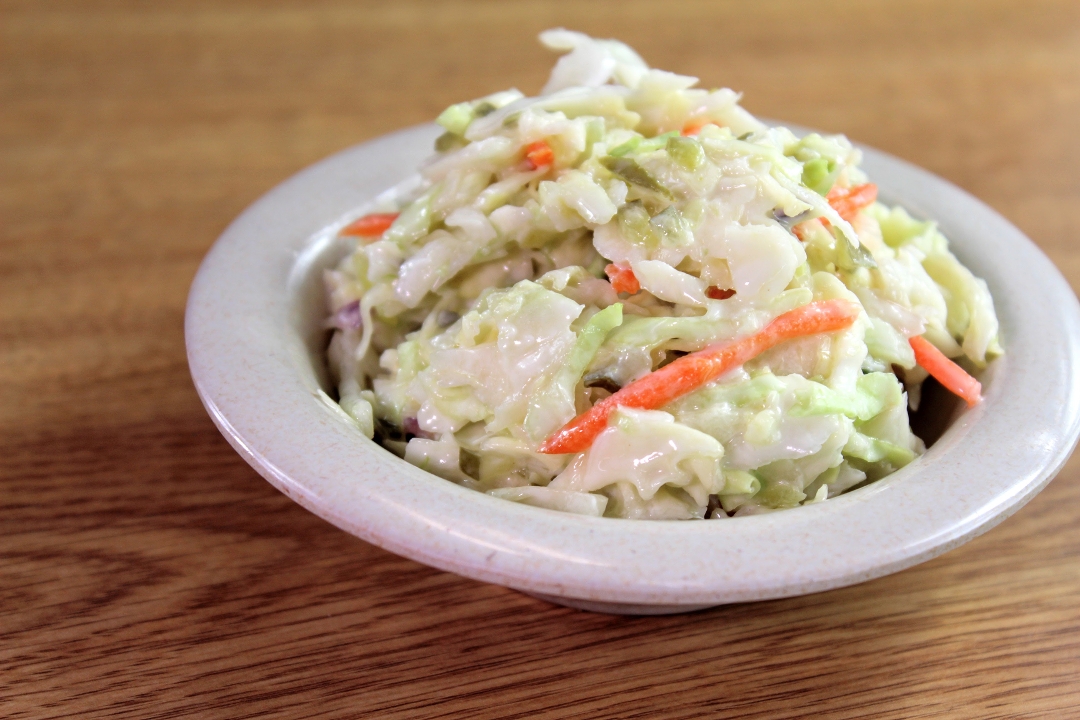 Order Cole Slaw - 1/2 Pint food online from Mckenzie Barbeque store, Montgomery on bringmethat.com