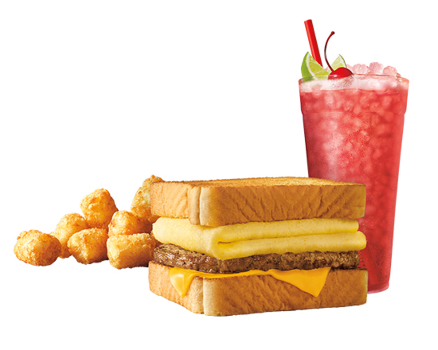 Order Sausage Breakfast TOASTER® Combo food online from Sonic store, Lufkin on bringmethat.com