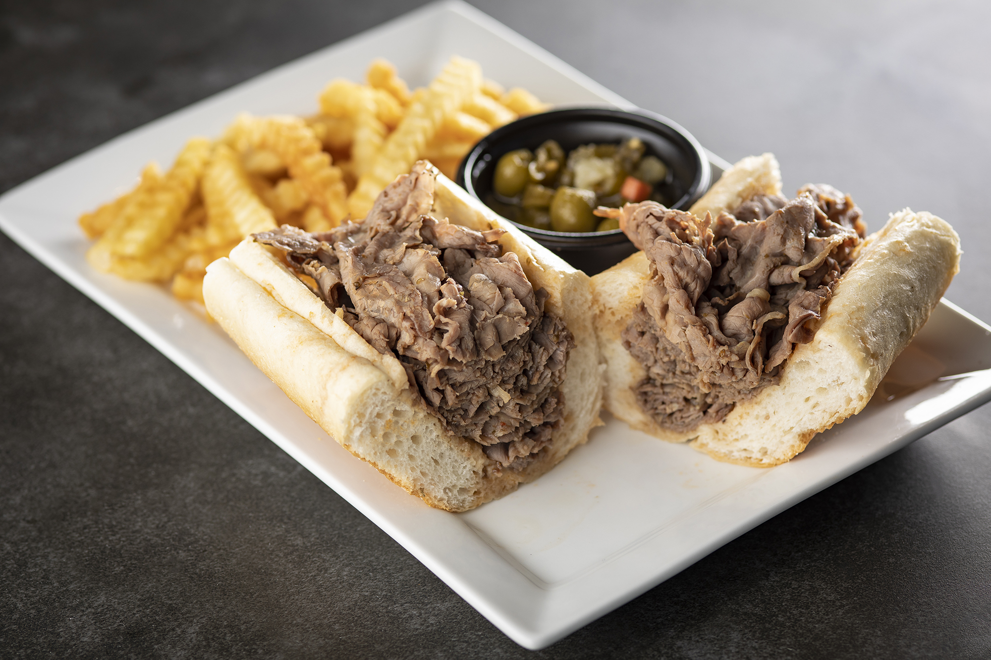 Order Italian Beef Sandwich food online from Papa Saverios Pizzeria store, West Chicago on bringmethat.com