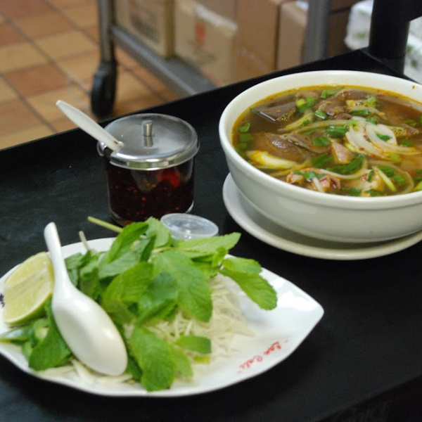 Order 32. Bun Bo Hue food online from Com tam thanh store, Newark on bringmethat.com