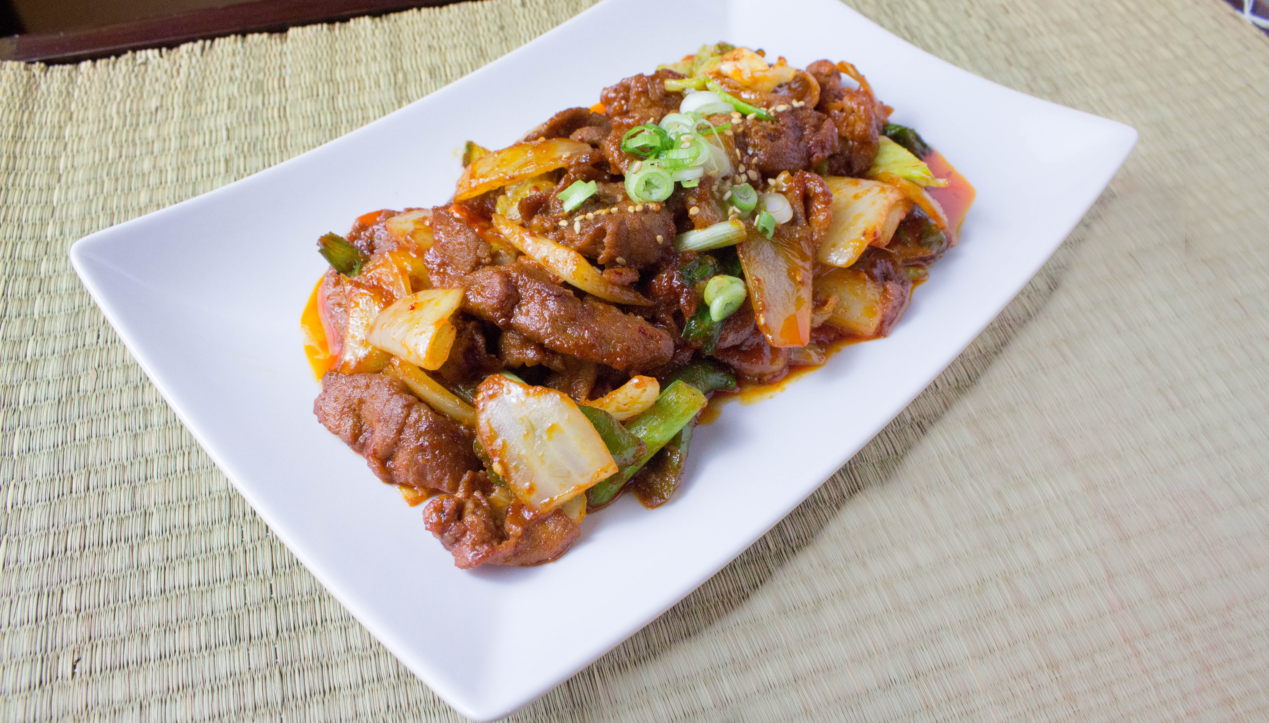 Order Stir Fried Spicy Pork food online from Seoulville store, Somerville on bringmethat.com