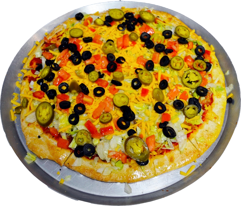Order 10" Mexican Pizza food online from Davinci Pizza store, Frankfort on bringmethat.com