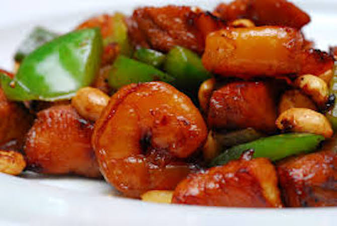 Order Kung Po Shrimp With Roasted Peanuts Sichuan Style Combination food online from Chopstix Chinese Restaurant & Sushi Bar store, Brooklyn on bringmethat.com