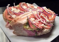 Order Classic Ham and Cheese Sandwich food online from Rocky's Pizza store, Huntersville on bringmethat.com