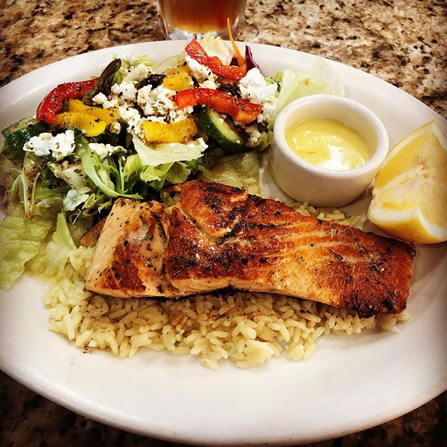 Order Grilled Wild Alaskan Salmon food online from Uncle Pete Cafe store, Westminster on bringmethat.com