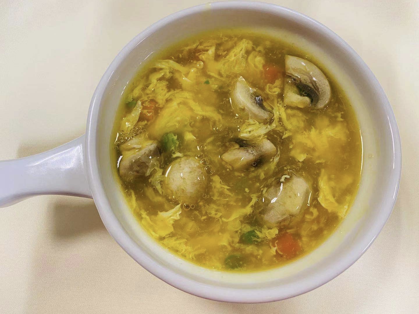 Order S1. Egg Drop Soup food online from Wei Authentic Chinese Cuisine store, Marietta on bringmethat.com