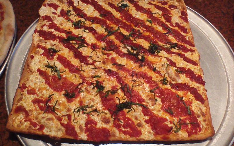 Order Large Grandma Pie food online from My Family Pizza store, Staten Island on bringmethat.com