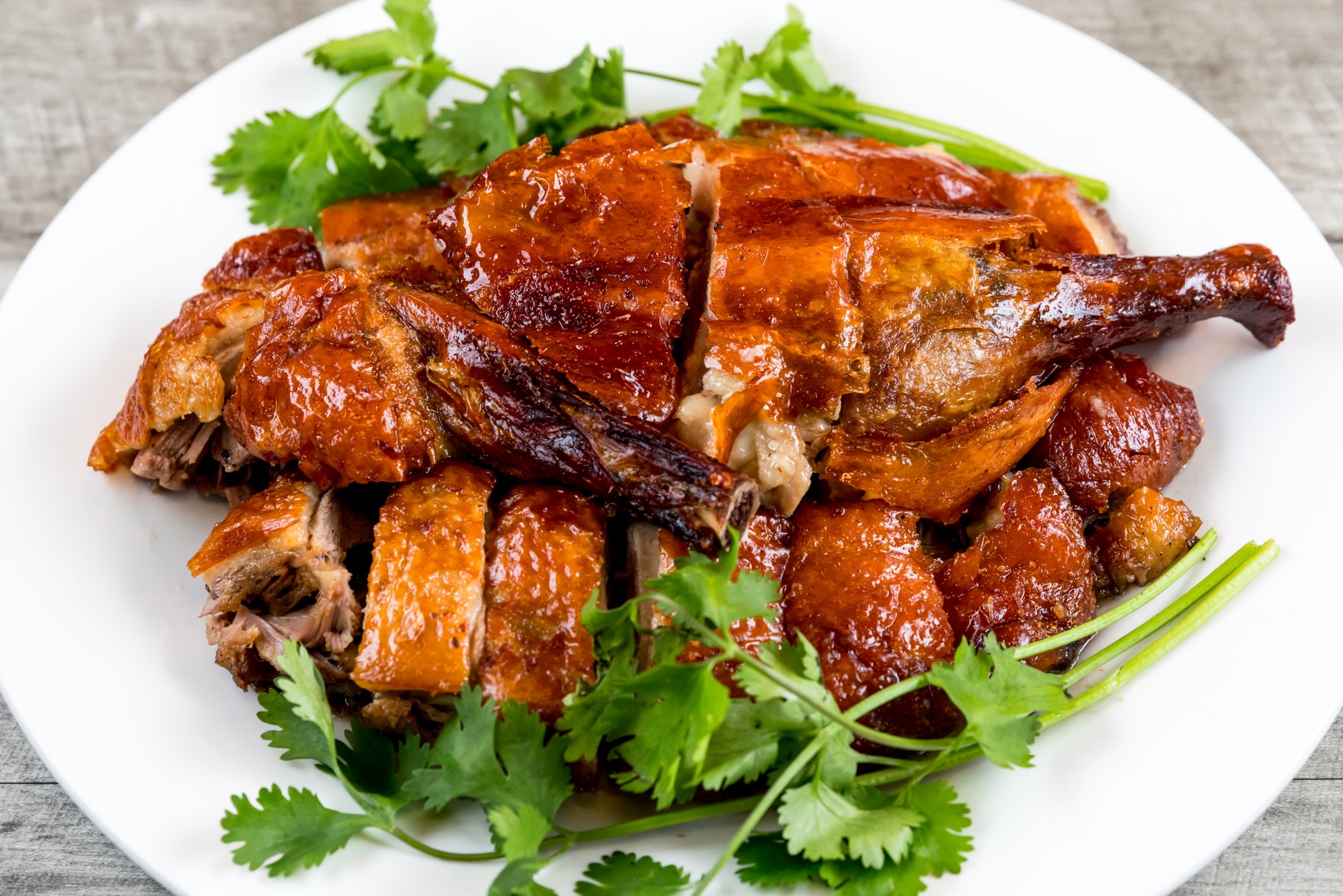 Order 廣式燒鴨/Cantonese Roasted Duck food online from Hong Kong Restaurant store, Ashburn on bringmethat.com