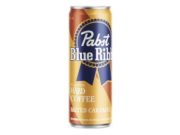 Order Pabst Blue Ribbon Hard Coffee Salted Caramel Malt - 4x 11oz Cans food online from Eagle Liquor & Wine store, Chattanooga on bringmethat.com