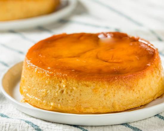 Order Flan food online from Vegetarian Mexican Lounge store, Richardson on bringmethat.com