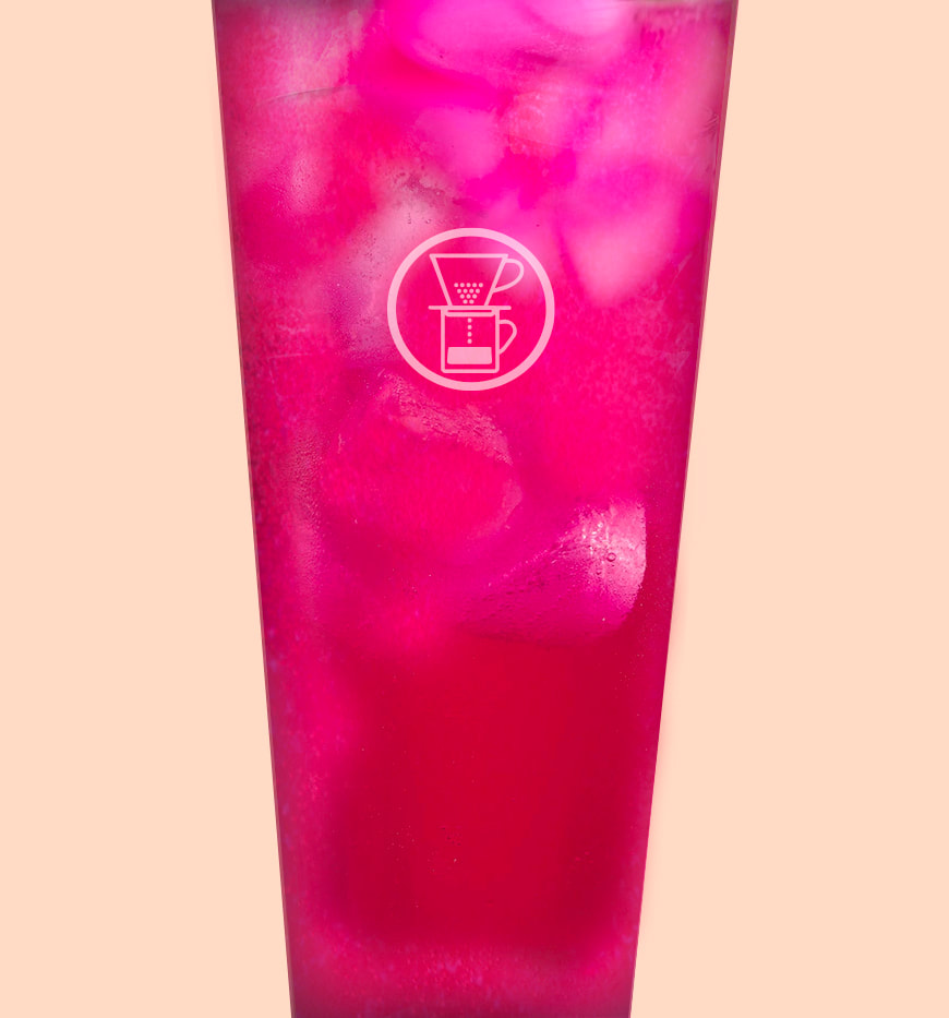Order Dragon Fruit Ginger Fizz food online from Coffee And Water Lab store, San Jose on bringmethat.com