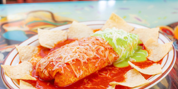 Order Burrito Mojado food online from El Taco Llama store, Santa Clarita on bringmethat.com