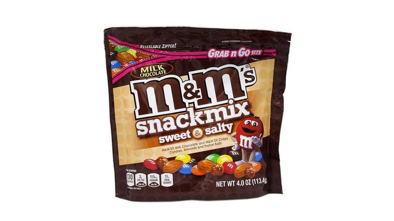 Order M&M'S Snack Mix Sweet & Salty food online from Trumbull Mobil store, Trumbull on bringmethat.com
