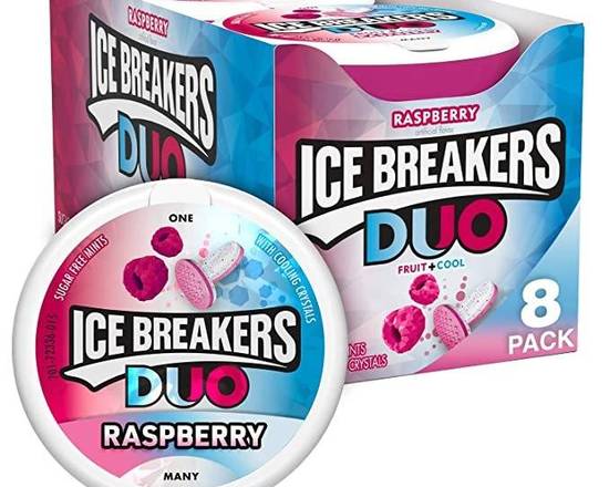 Order Ice Breakers /DUO(Fruit&Cool) -Raspberry  food online from Abc Discount Store store, San Diego on bringmethat.com