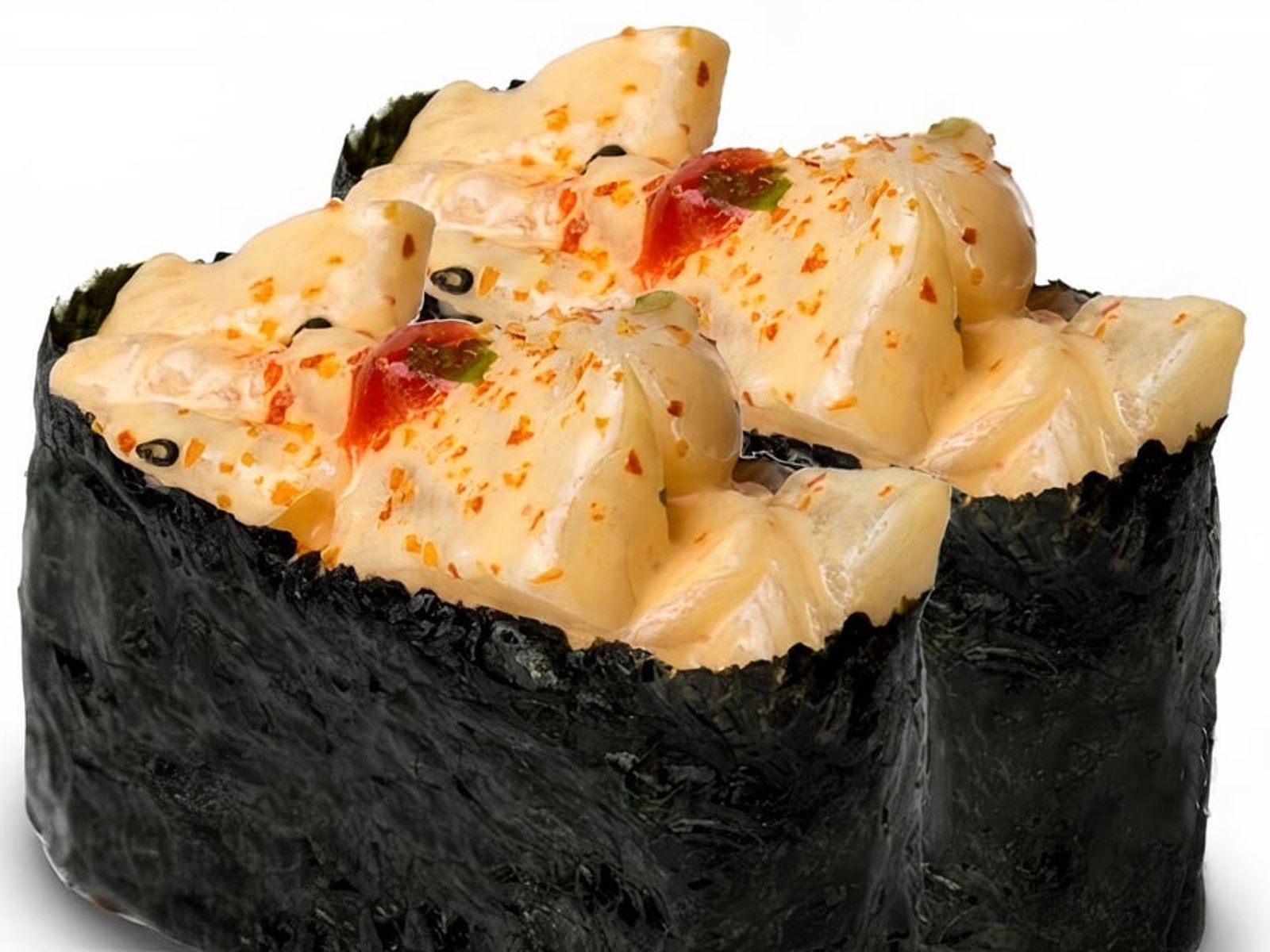 Order Spicy Scallop Nigiri food online from Momiji Sushi Restaurant store, Salem on bringmethat.com