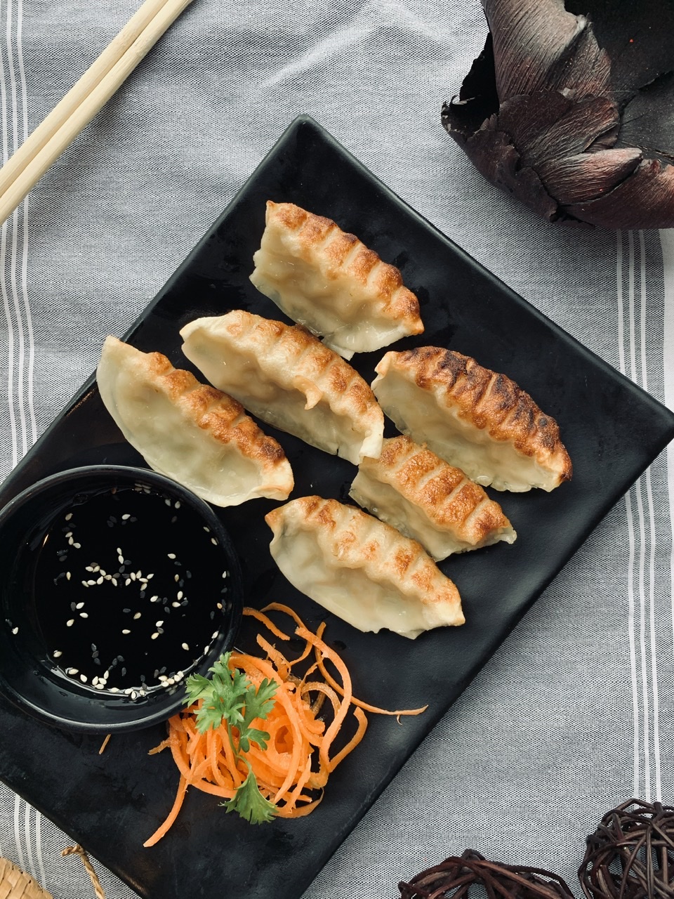 Order Gyoza food online from Hands On Thai & Sushi store, Chicago on bringmethat.com
