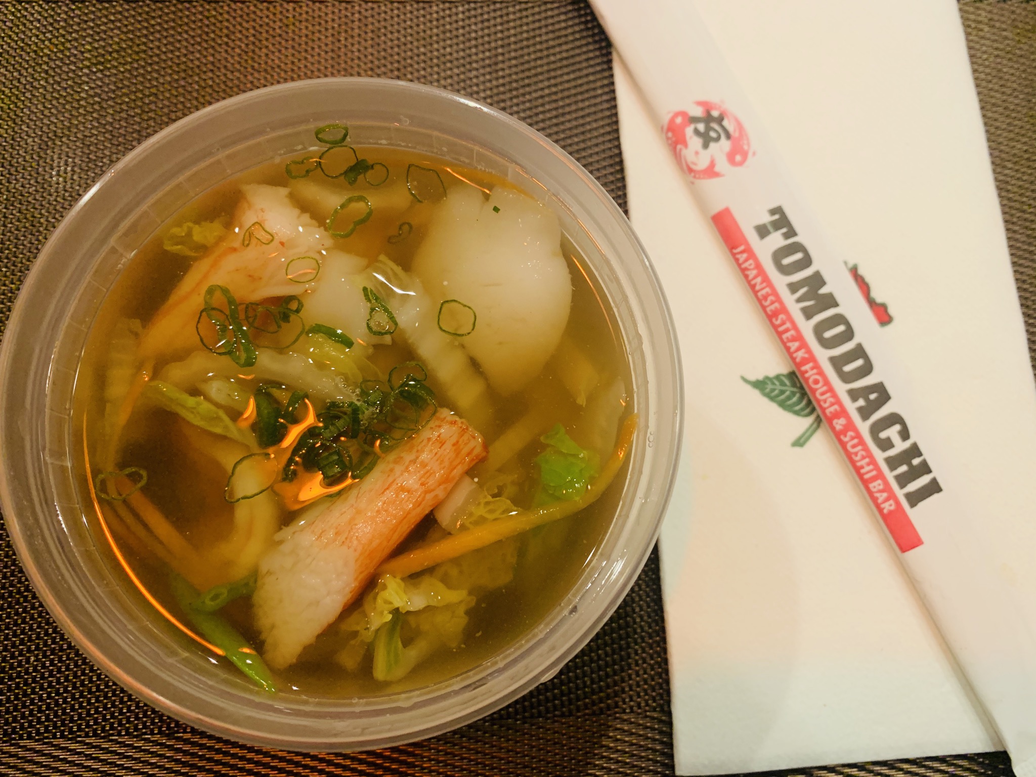 Order 4. Seafood Soup food online from Tomodachi Japanese Steakhouse & Sushi Bar store, Royersford on bringmethat.com