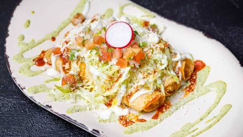 Order Chicken Taquitos food online from Urban Fish Taco store, Chino Hills on bringmethat.com