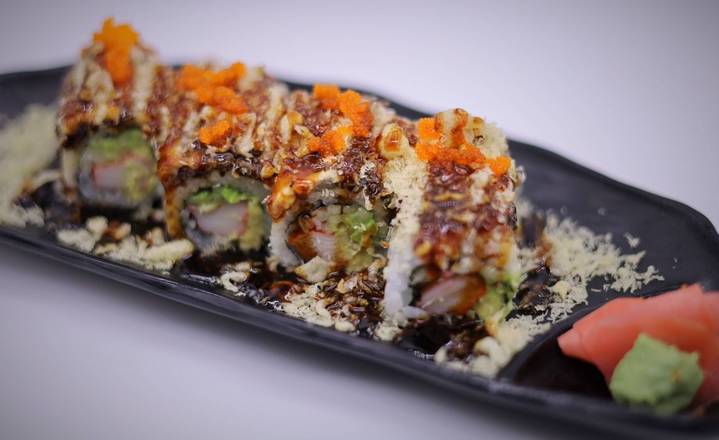 Order Deluxe Eel Roll food online from Hashi Japanese Kitchen store, Watauga on bringmethat.com