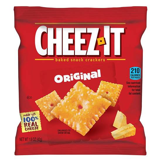 Order Cheezit Baked Snack Crackers food online from Exxon Food Mart store, Port Huron on bringmethat.com