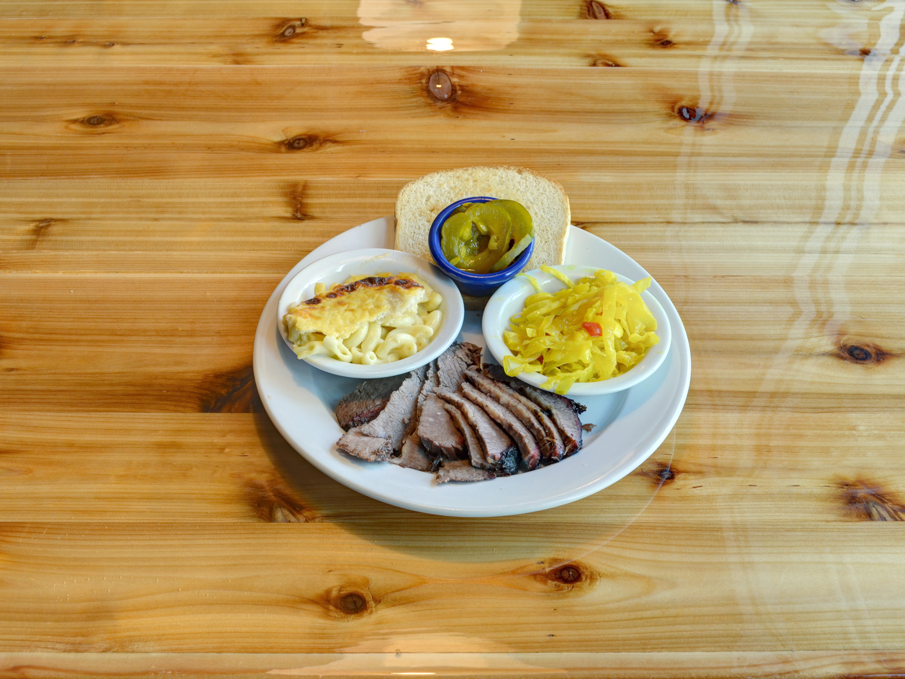 Order Smoked Beef Platter food online from Cue Barbecue store, Lawrenceville on bringmethat.com