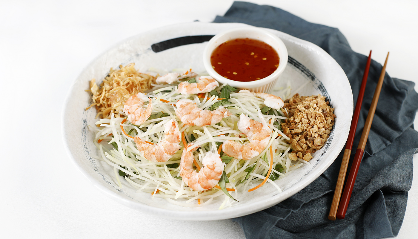 Order Green Papaya Salad with Shrimps food online from Chic N Time store, San Francisco on bringmethat.com