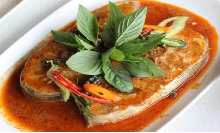 Order Mangalore Fish Curry (Pomfret Special) food online from Godavari Restaurant store, East Hartford on bringmethat.com