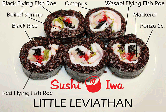 Order LITTLE LEVIATHAN food online from Sushi Iwa store, Apex on bringmethat.com