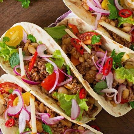 Order Beef Soft Tacos food online from Crosstown diner store, Bronx on bringmethat.com