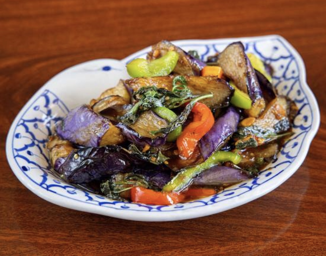 Order 49. Spicy Eggplant food online from Thai Rama store, Glendale on bringmethat.com