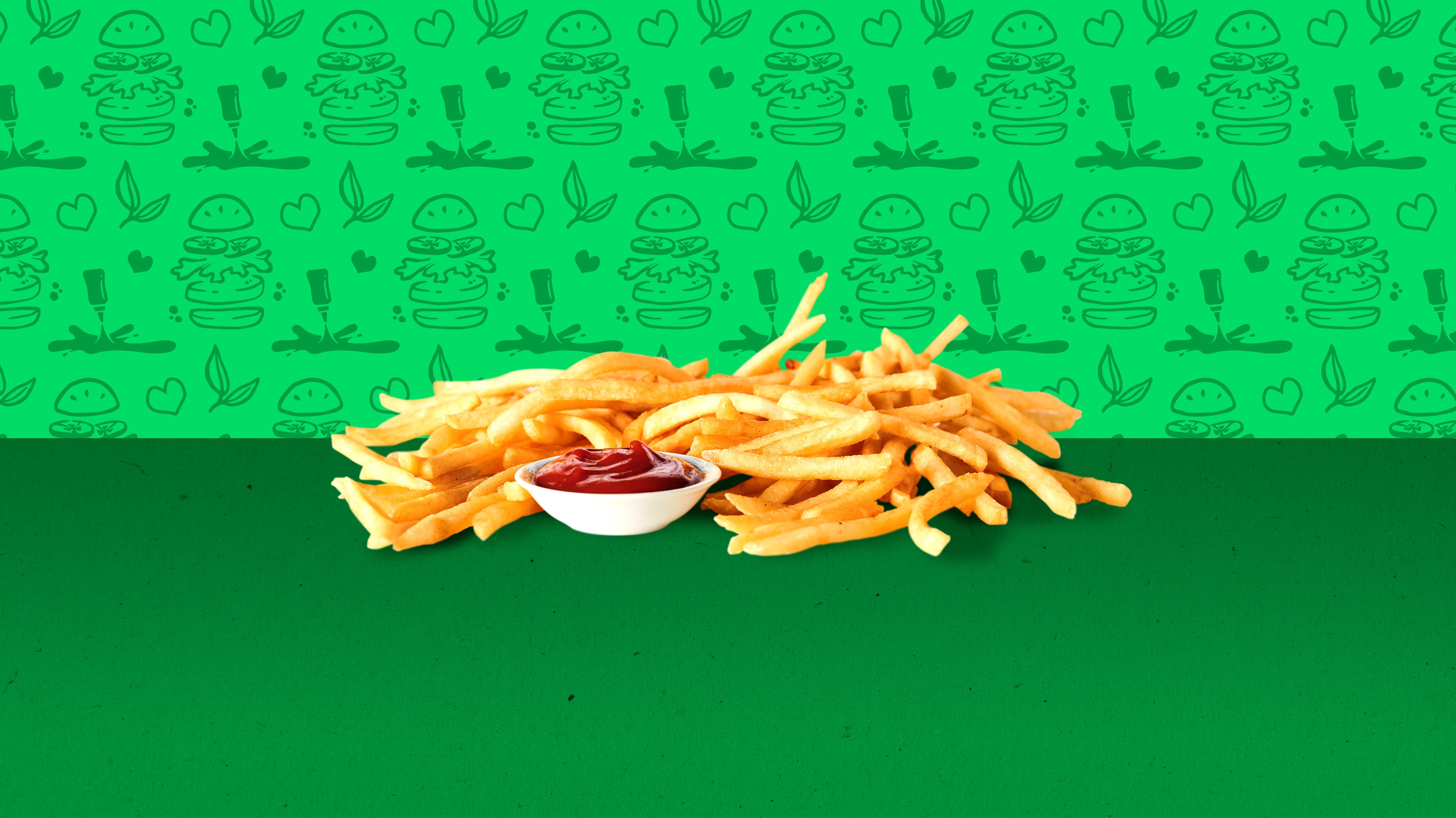 Order Classic Fries food online from Veg-e-licious Burger store, Burbank on bringmethat.com