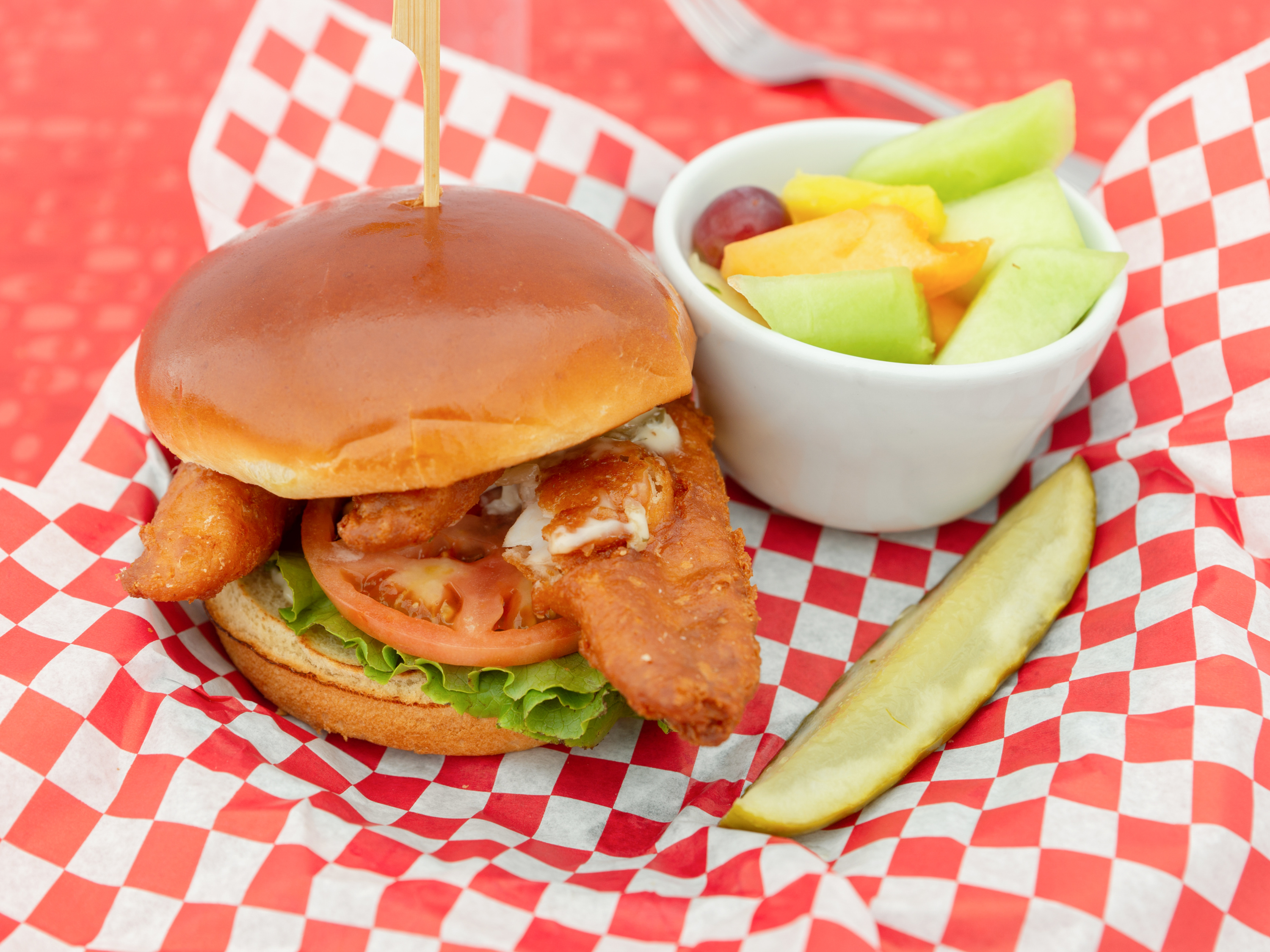 Order Fish Sandwich food online from Mr D store, Placentia on bringmethat.com