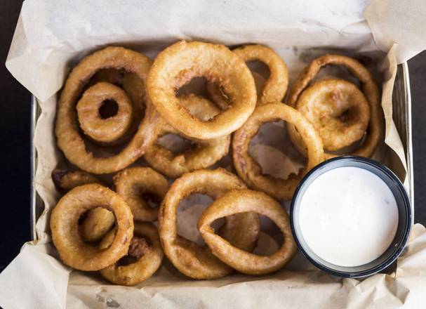 Order Beer Battered Onion Rings food online from Mr Brews Taphouse store, Lawrence on bringmethat.com