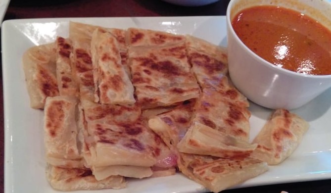 Order A2. Roti Canai and Prata with Egg food online from Secret Recipe Asian Bistro store, Plano on bringmethat.com