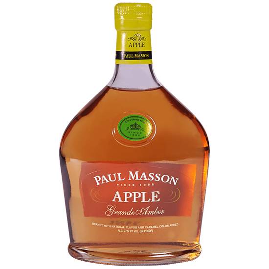 Order Paul Masson Apple, 750mL cognac (27.0% ABV) food online from Mimi Liquor store, Joliet on bringmethat.com