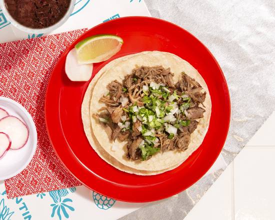 Order Carnitas Taco food online from La Pina Cantina Mexican Grill store, Foothill Ranch on bringmethat.com