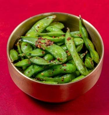 Order Edamame - Togarashi ~ New! food online from Chin Chin store, West Hollywood on bringmethat.com