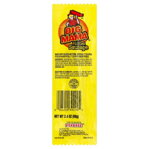 Order Big Mama Pickled Sausage 2.4oz food online from 7-Eleven store, Zelienople on bringmethat.com